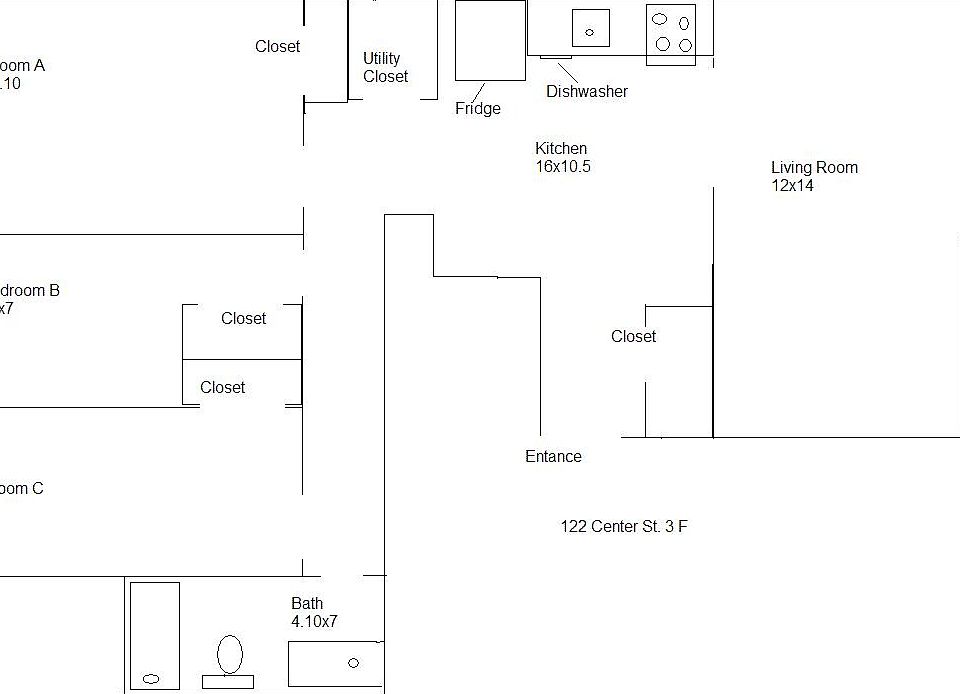 2nd image of 122 Center St APT 3F
