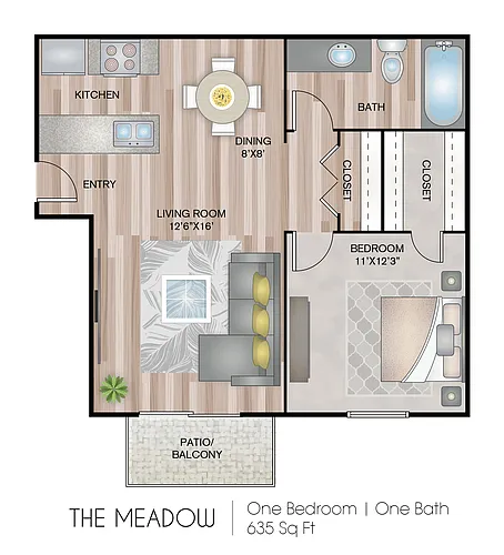 Floor plan The Meadow