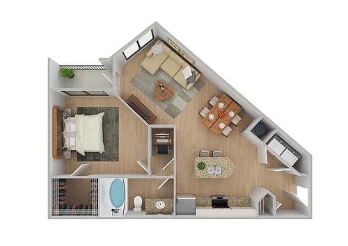 Floor plan Plaza | Renovated