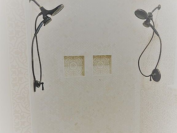 dual shower heads in master