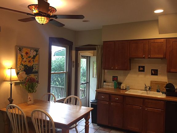 Kitchen and back door