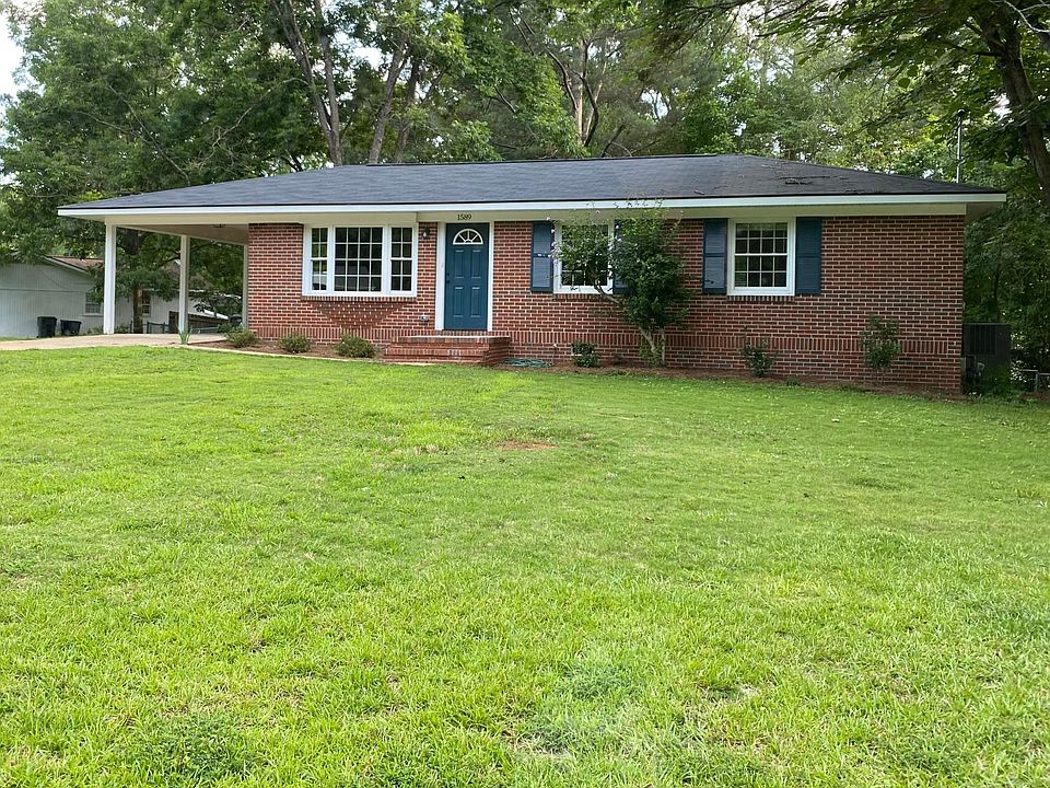 Exterior view of the front of the house