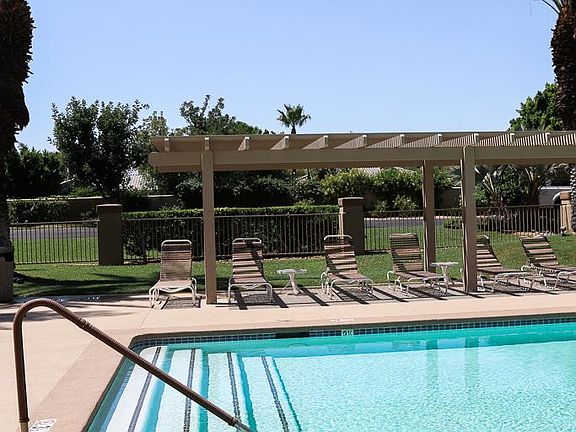 One of several community pools open to enjoy