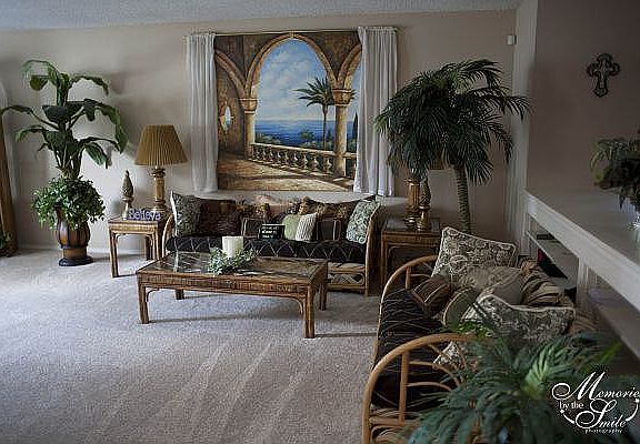entry room, living room
