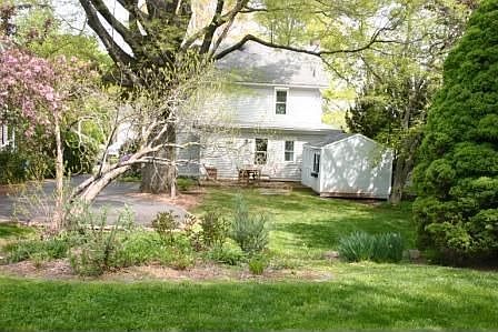 rear of home