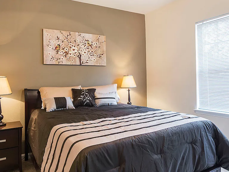 Furnished Guest Bedroom