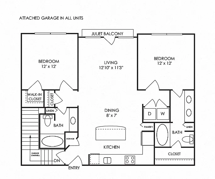 Floor plan B4 to B8