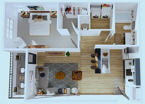 Floor plan THE BREVARD