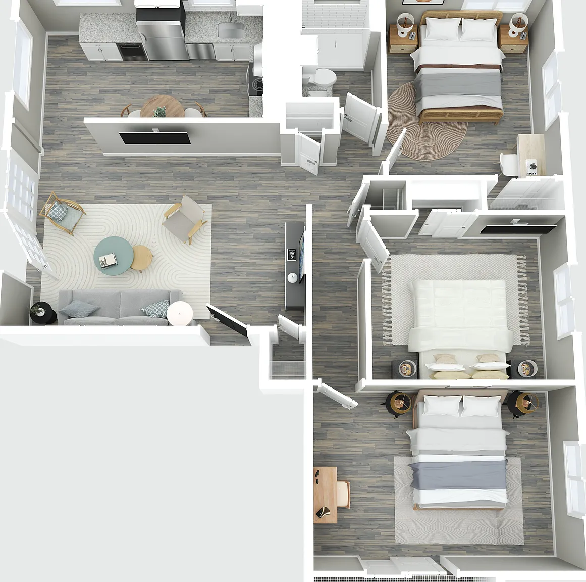 Remodeled Apartments Walking Distance from IU Campus — Photo 3