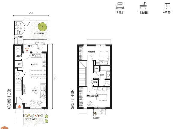 Floorplans - The Clever Townhome
