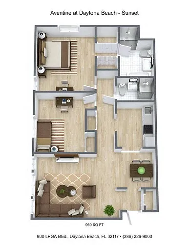Floor plan Sunset