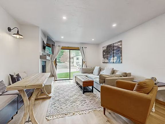 Compact dining room table, which unfolds to sit 8 people. Bench seats with storage.