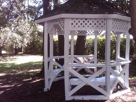 Gazebo In Yard