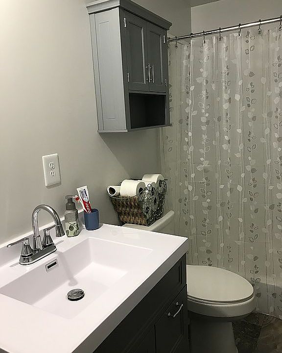 Remodeled guest bath