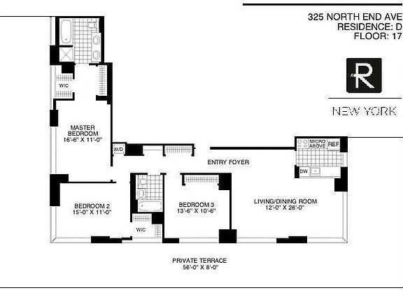 2nd image of 325 N End Ave APT 17D