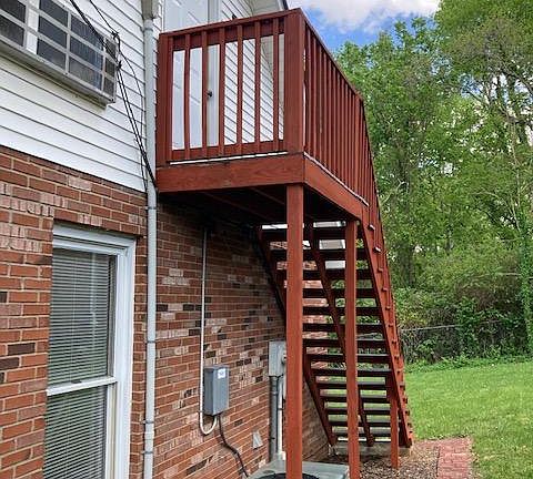 exterior entrance to apartment