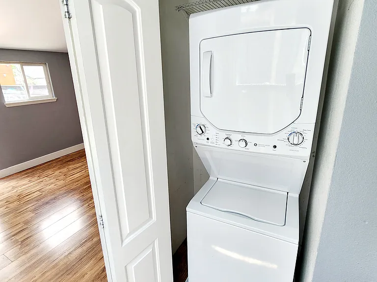 In-unit washer and dryer