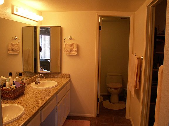 Doubls sinks, granite counter tops 