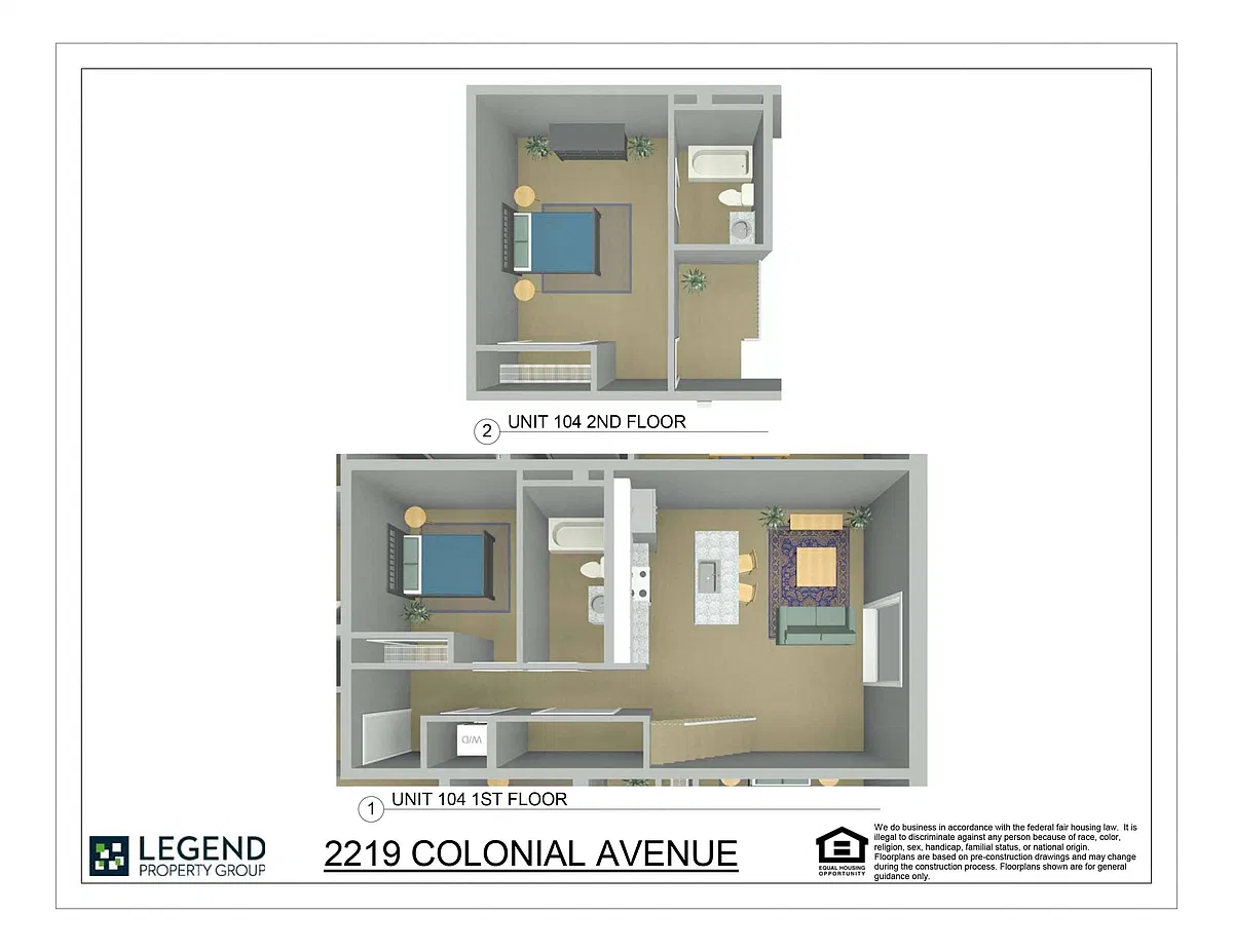Floor plan Linde Lofts 104
