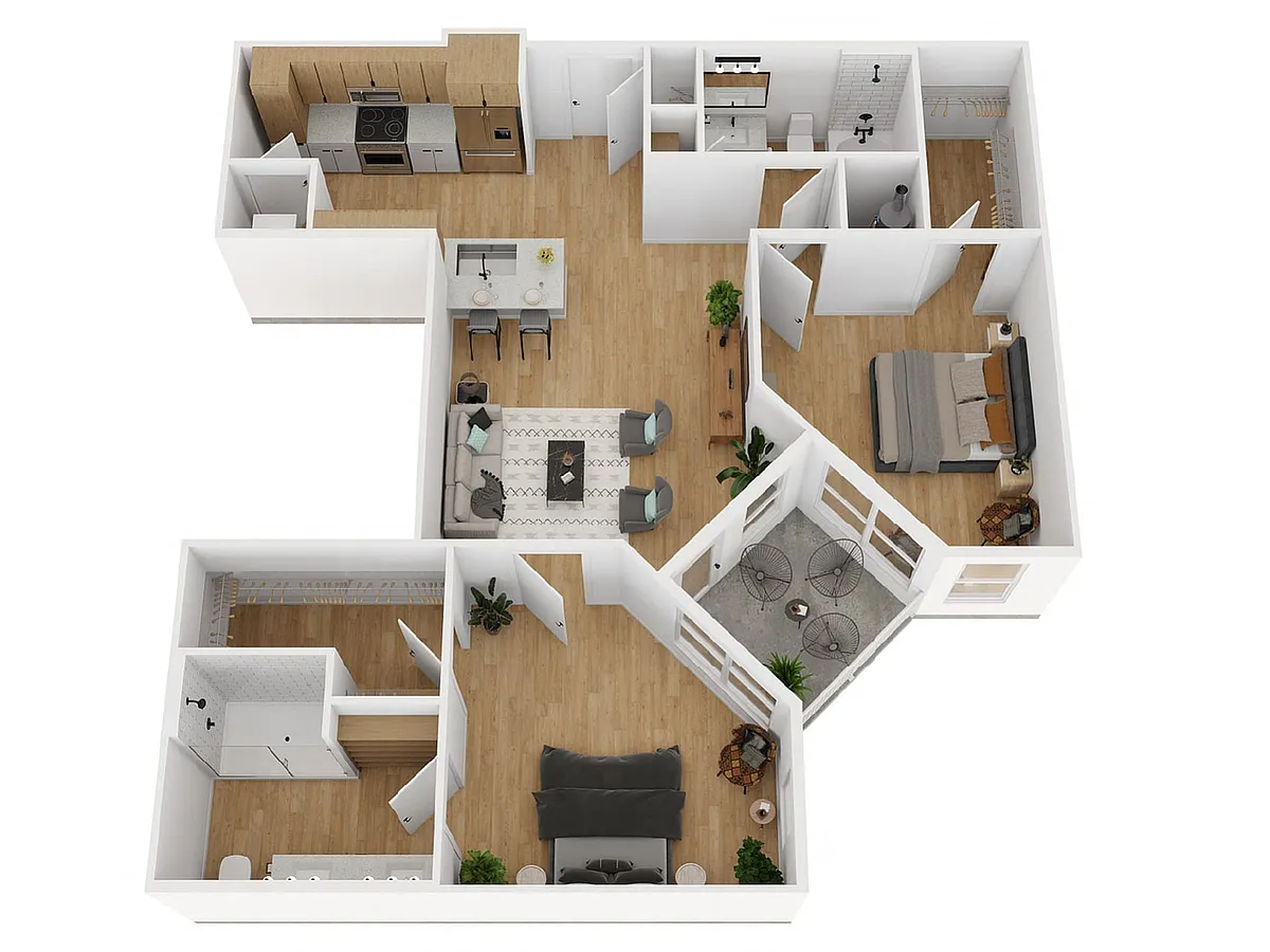 Floor plan B2
