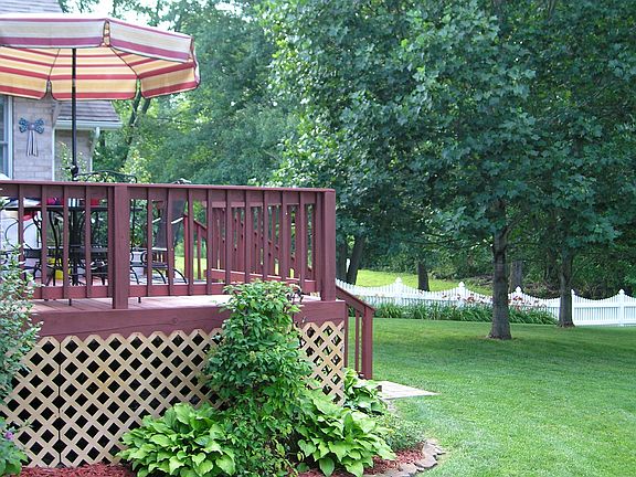 Back Deck - shaded back yard
