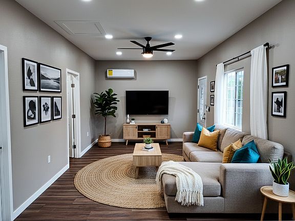 Example how inside of house can be decorated (Ai)