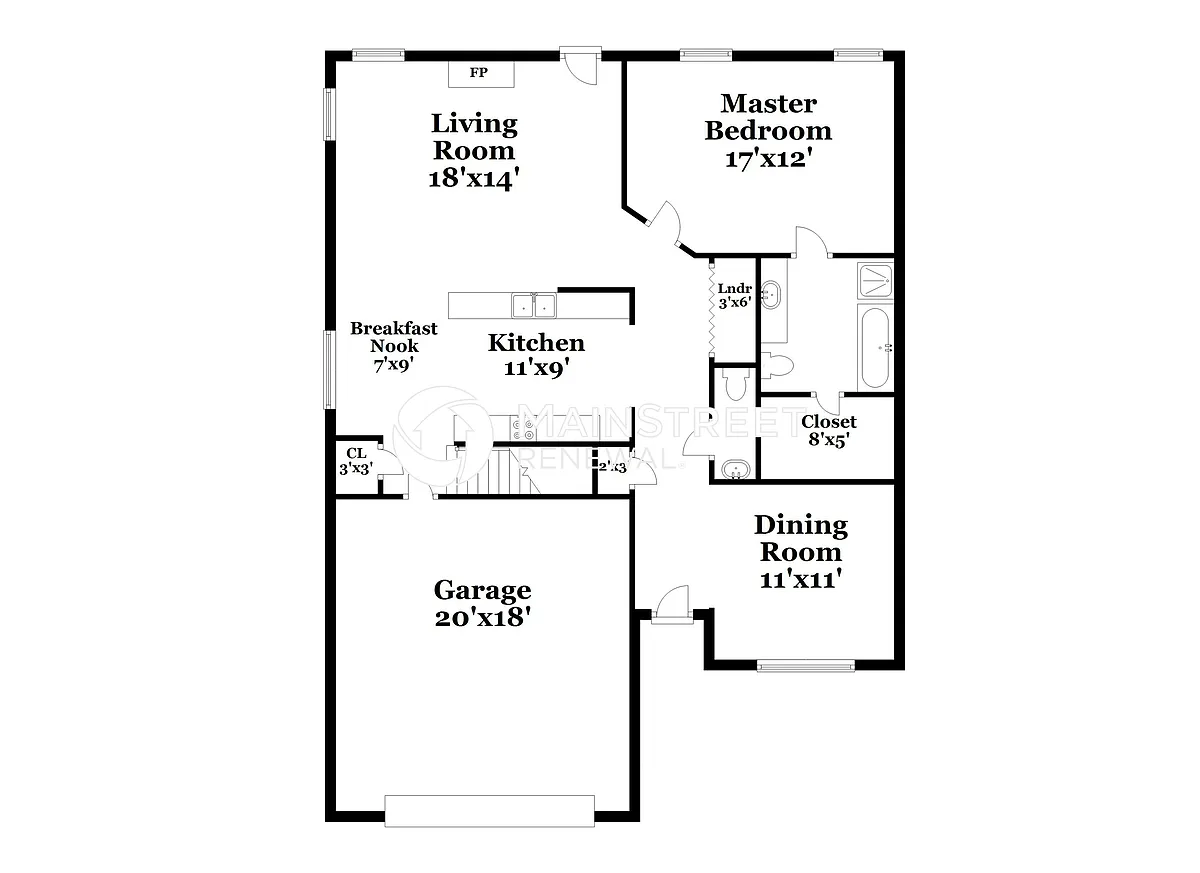 Floor Plan - 3524 Devon Chase Rd
