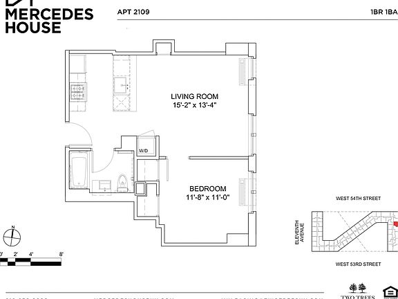 2nd image of 550 W 54th St APT 2109