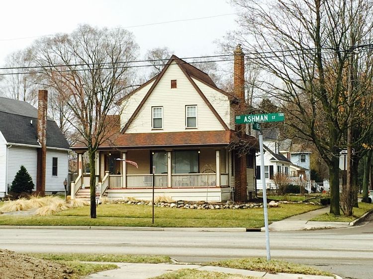 Lovely well maintained turn of century home near downtown Midland. Beautiful wood floors though out most of home; also features an open stairway to the upper level. Updated kitchen all appliances are staying including the washer and dryer (basement). The mud room which could be converted to a main floor laundry.  Newer 2 car garage with loft and tons of storage; driveway is on Reardon, so no worry about parking. Fireplace has catalytic convertor with blower and a stainless steel chimney/flue, never a worry about fires and no smoke smell. Sprinkler system and nicely landscaped yard with pavered walkway from garage to the house. Open porch on the front of the house make a great spot to enjoy all of the seasonally parades. Bath on main floor was recently updated and new non skid flooring in the mud room added. New electrical panel and new soffits and seamless gutters just installed recently.  Great home and ready to move into!!
