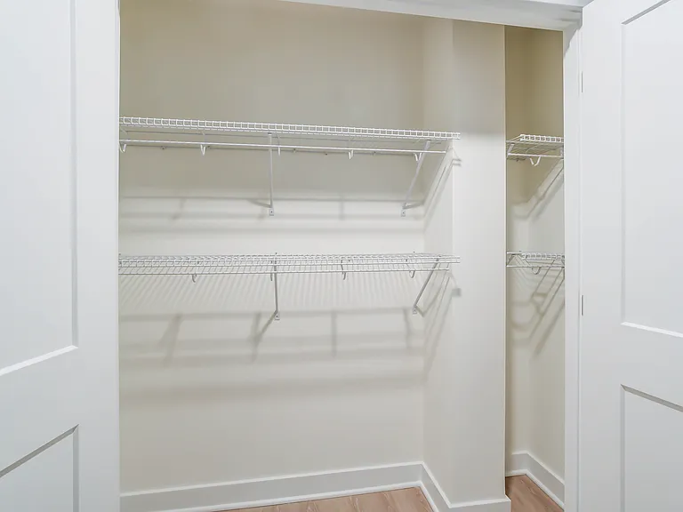 Large Bedroom Closet- A 1BR-H ANSI Accessible Floor Plan
