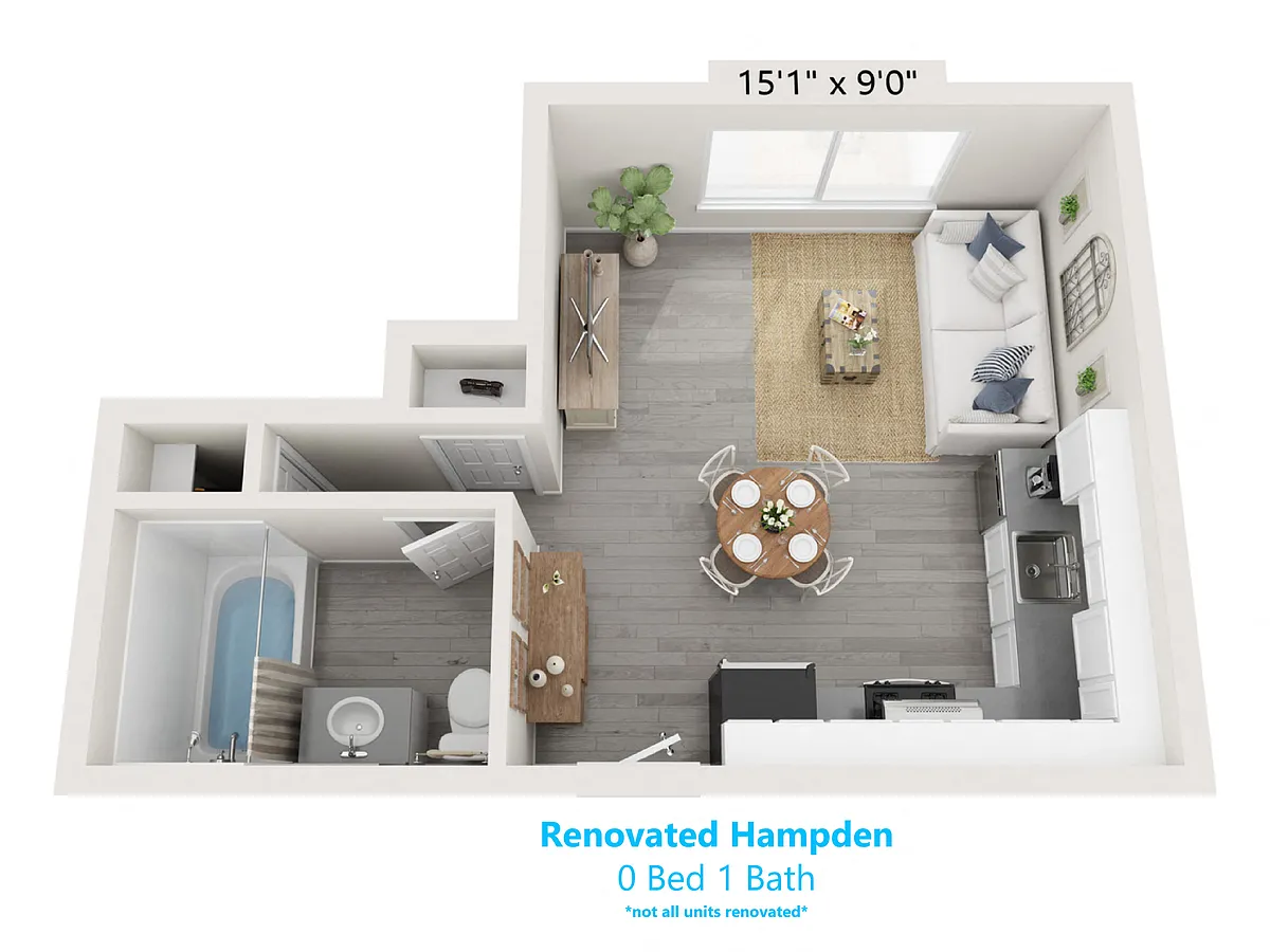 Floor plan Studio