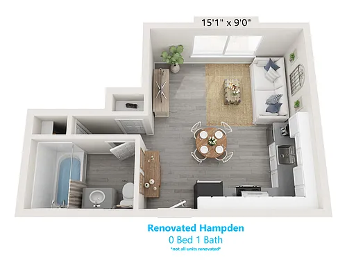 Floor plan Studio