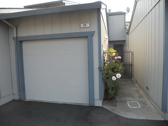 Garage and entry to unit
