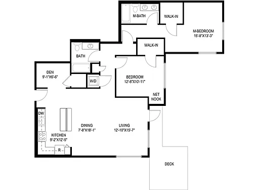 Floor plan B12D