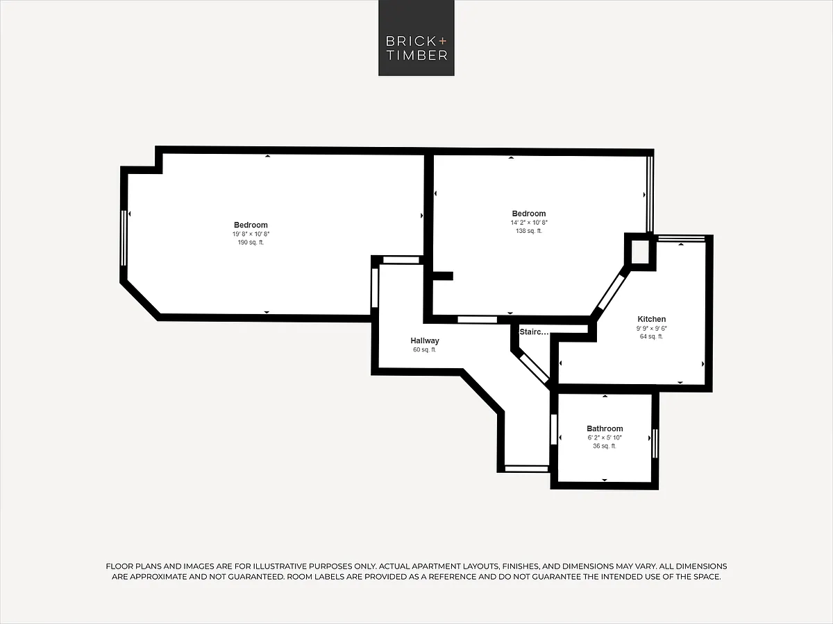 Floor plan 1 Bedroom 1 Bath