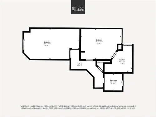 Floor plan 1 Bedroom 1 Bath