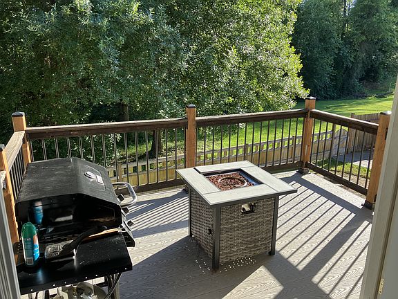 Fire pit and barbecue are not included in furnished option