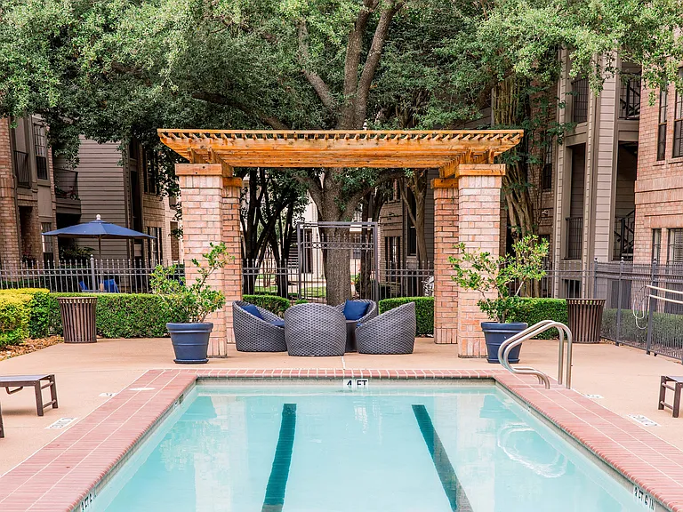 Poolside Lounge, Stainless Steel Propane Grills, and Lap Pool