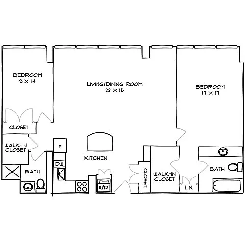 Floor plan Design 2A