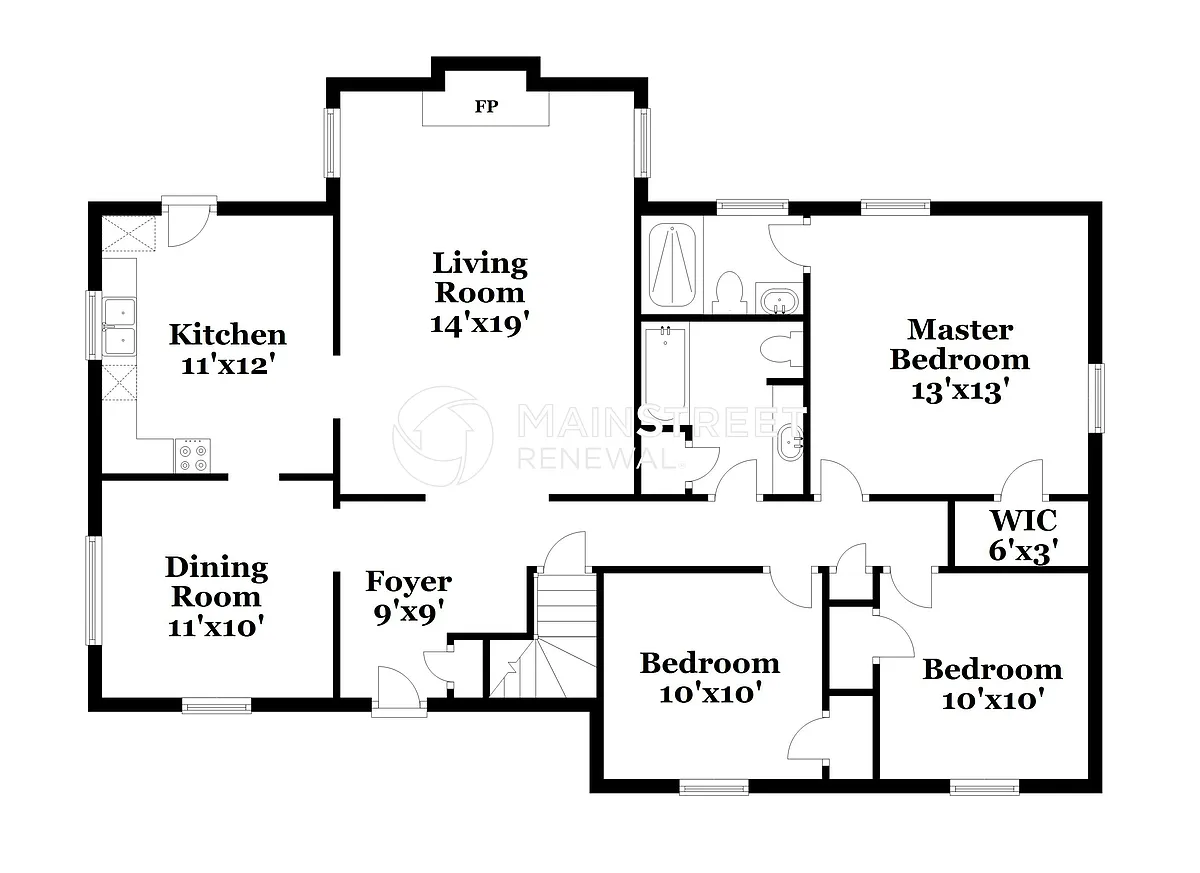 Floor Plan - 4815 S Kendall Dr