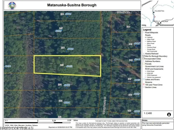 48152 S Dolly Varden Dr, Talkeetna, AK 99676
