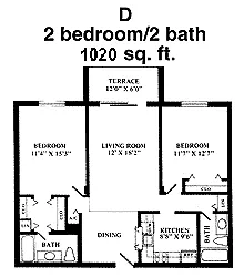 Floor plan Floor Plan D