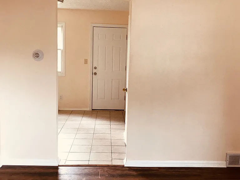 Kitchen looking into Living Room