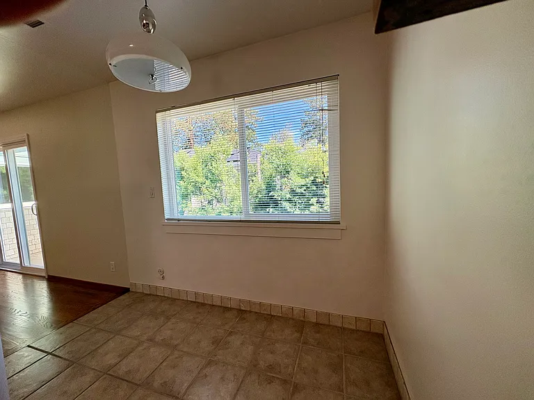 Small eating area in kitchen