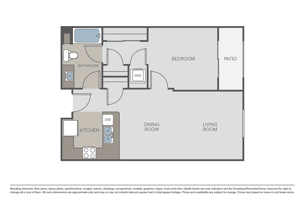 Floor plan Plan 1A