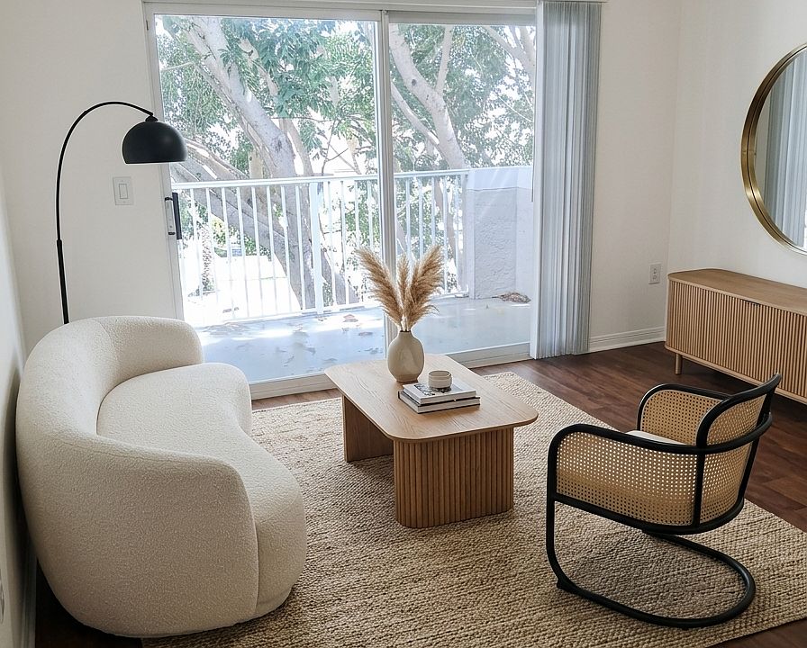 AI enhanced picture with furniture