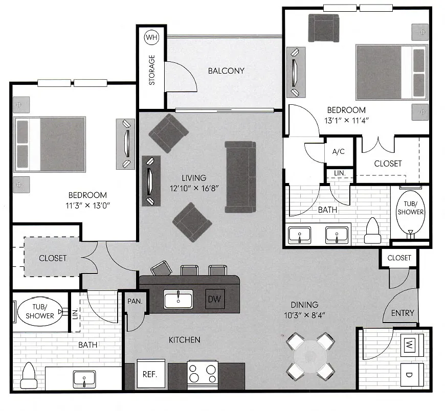 Floor plan B3