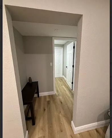 Hall leading to laundry room