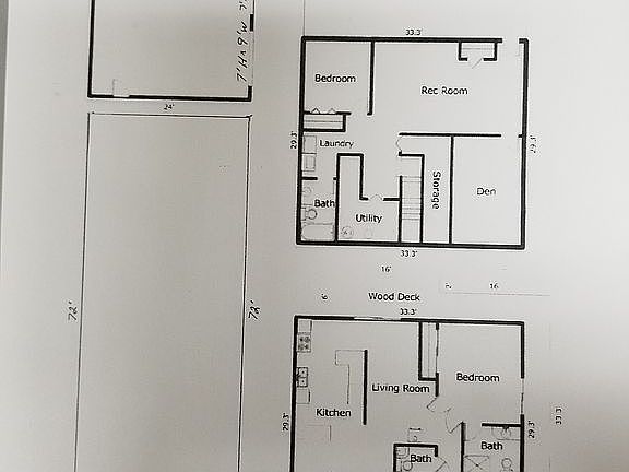 FLOOR PLAN UPPER/LOWER LEVEL