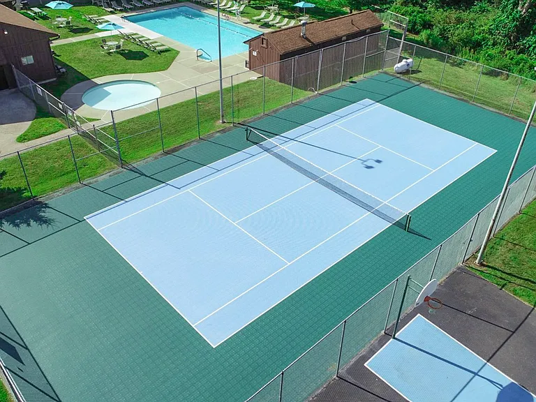 Lighted Tennis/Pickleball Court and Basketball Court